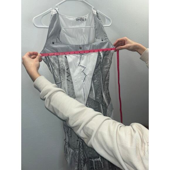 C’Fait Pour Vous Paris Abstract Layered Asymmetrical Dress Size 1 EU France - Picture 13 of 14